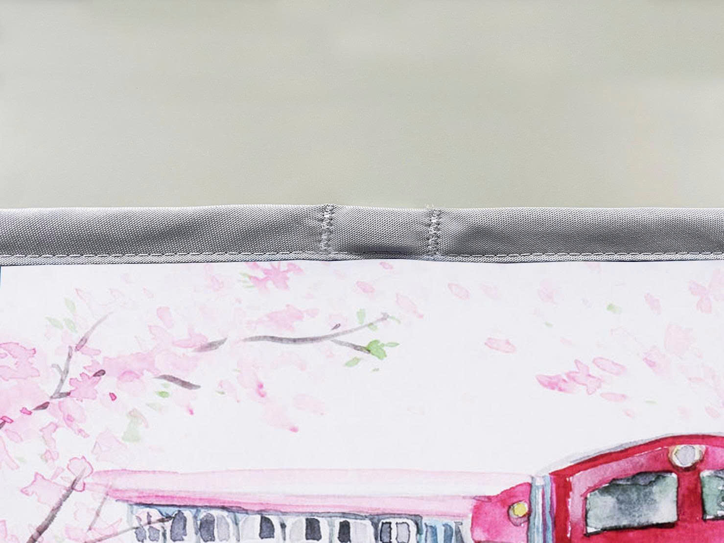 Tấm che nắng xe hơi, ngăn tia UV / tản nhiệt - Chuyến tàu hoa anh đào