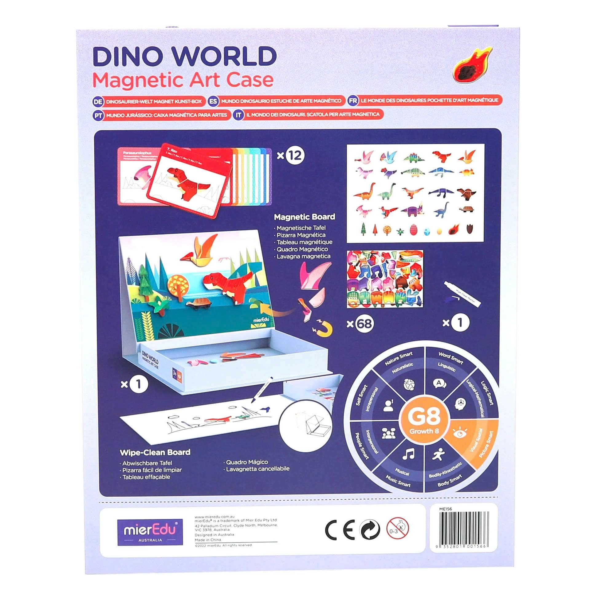 Hộp ghép hình sáng tạo cùng nam châm _ Thế giới khủng long