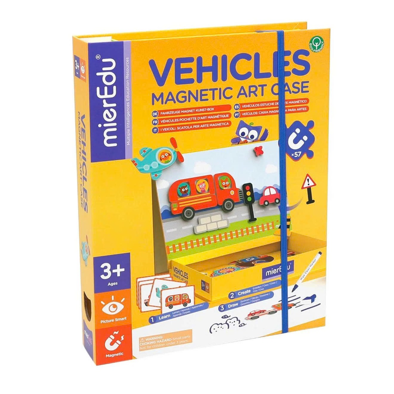 Hộp ghép hình sáng tạo cùng nam châm _ Phương tiện giao thông