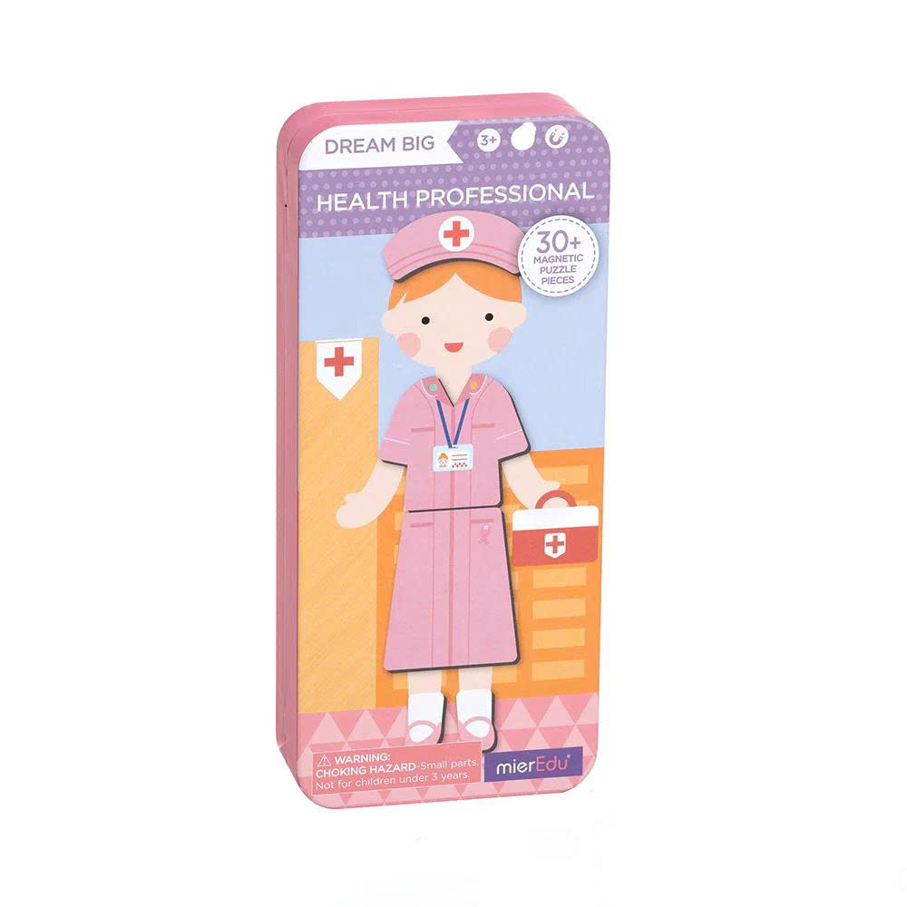 Hộp bút kèm mảnh ghép nam châm _ Y tá