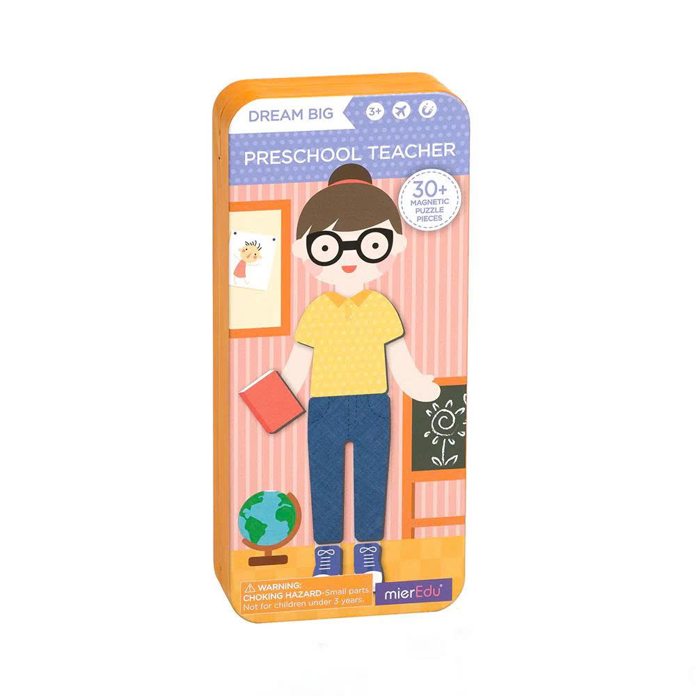 Hộp bút kèm mảnh ghép nam châm _ Giáo viên preschool