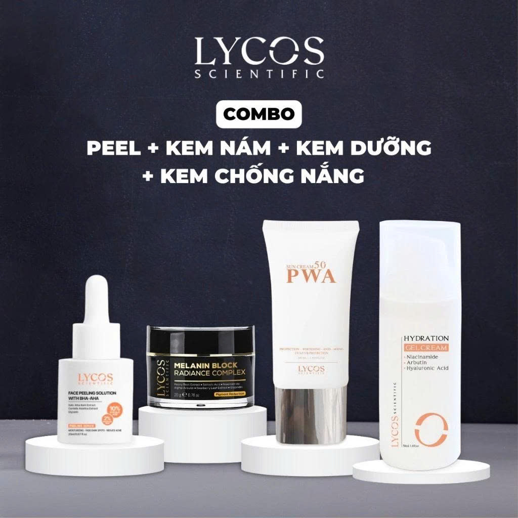 Combo Chăm Sóc Da LYCOS Scientific: Bí Quyết Đẩy Lùi Nám Và Giữ Mãi Làn Da Rạng Rỡ