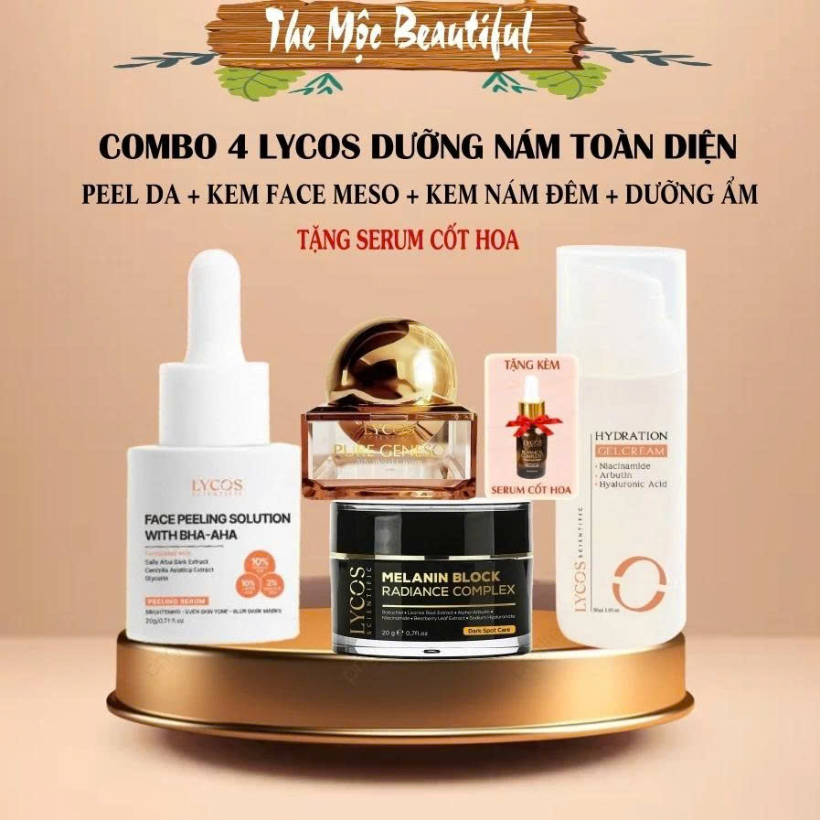 Combo 4 dưỡng nám toàn diện Lycos có tốt không? Sử dụng bao lâu có hiệu quả