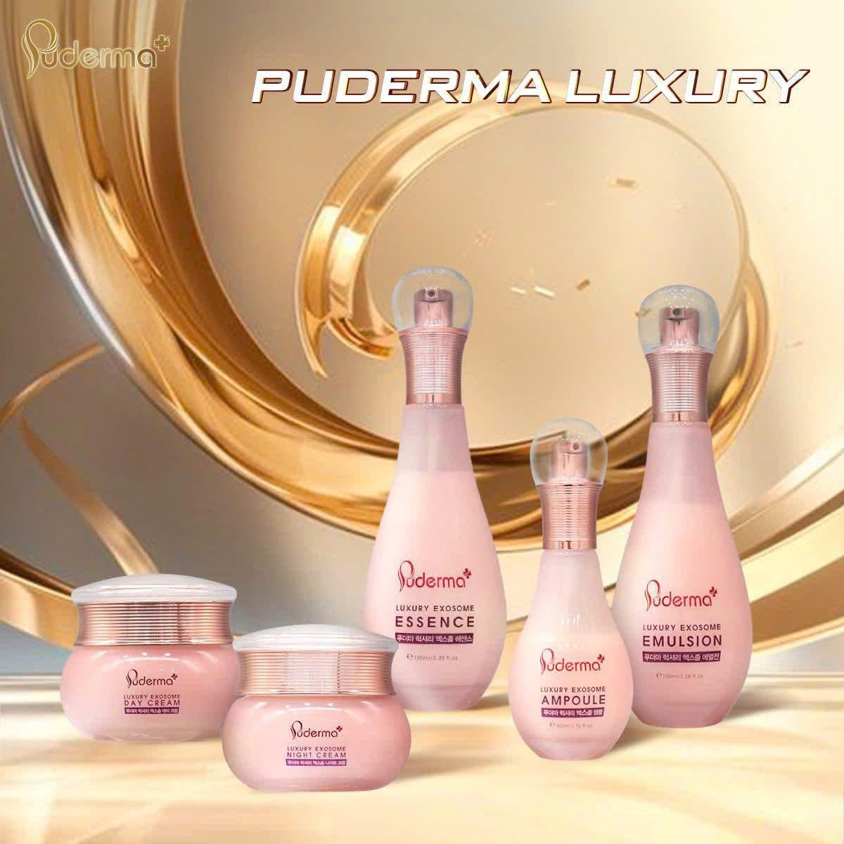 Full Set Dưỡng Da Cao Cấp Luxury Exosome Puderma – Giải Pháp Chăm Sóc Da Chuyên Sâu Từ Thảo Dược