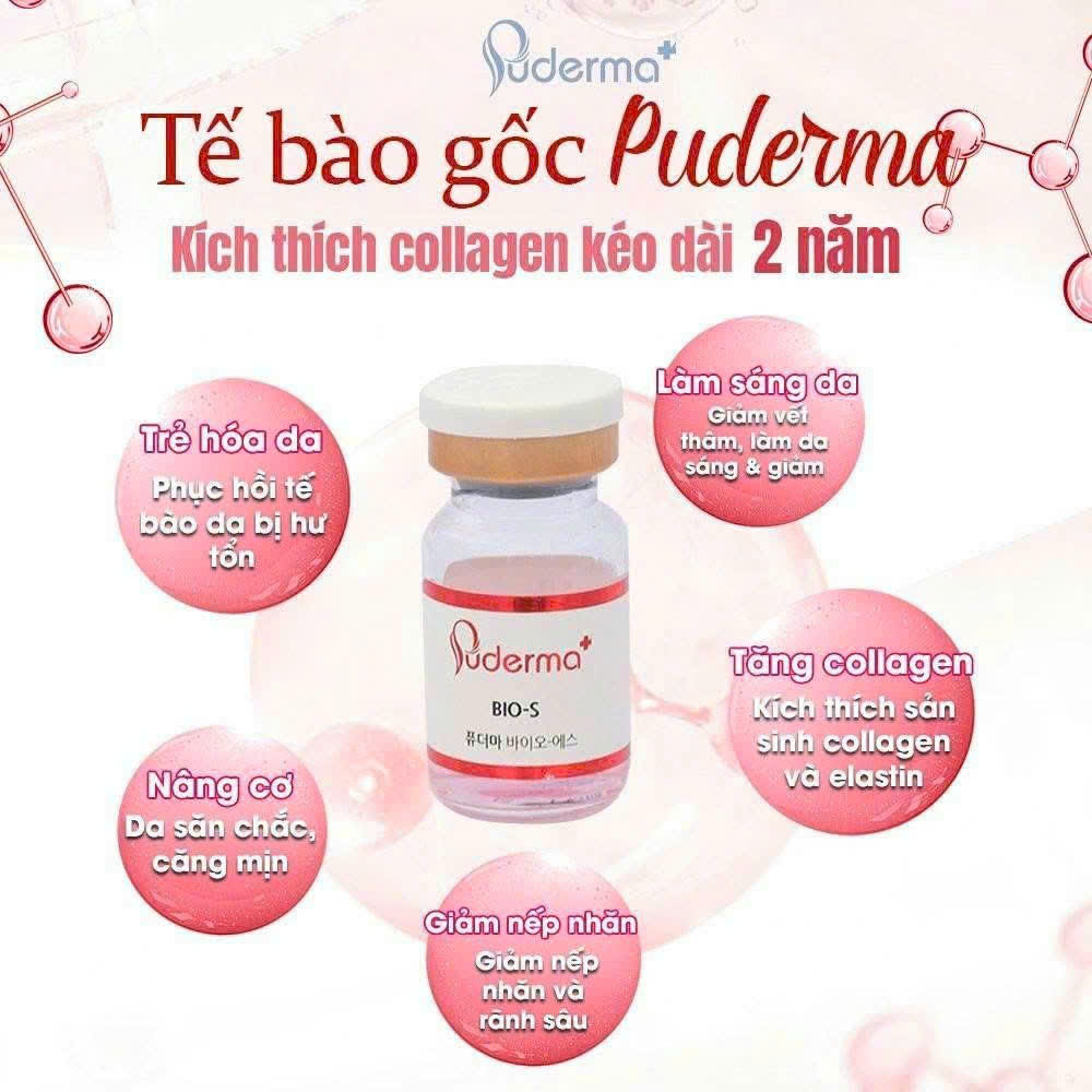 Tế bào gốc Puderma Bio-S – Giải pháp trẻ hóa da, kích thích collagen hiệu quả