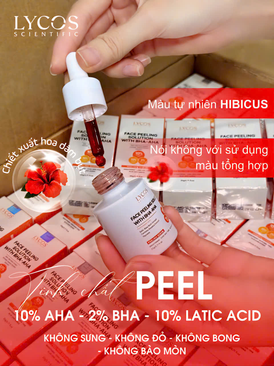 Vì Sao Tinh Chất Peel Lycos Có Màu Đỏ? Giải Mã Thành Phần Tự Nhiên Bên Trong Sản Phẩm