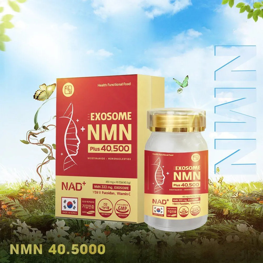Viên Uống NMN Exosome 40500 Plus Jeil Royal – Tái Tạo Tế Bào Gốc, Trẻ Hóa, Mờ Nám, Chống Lão Hóa