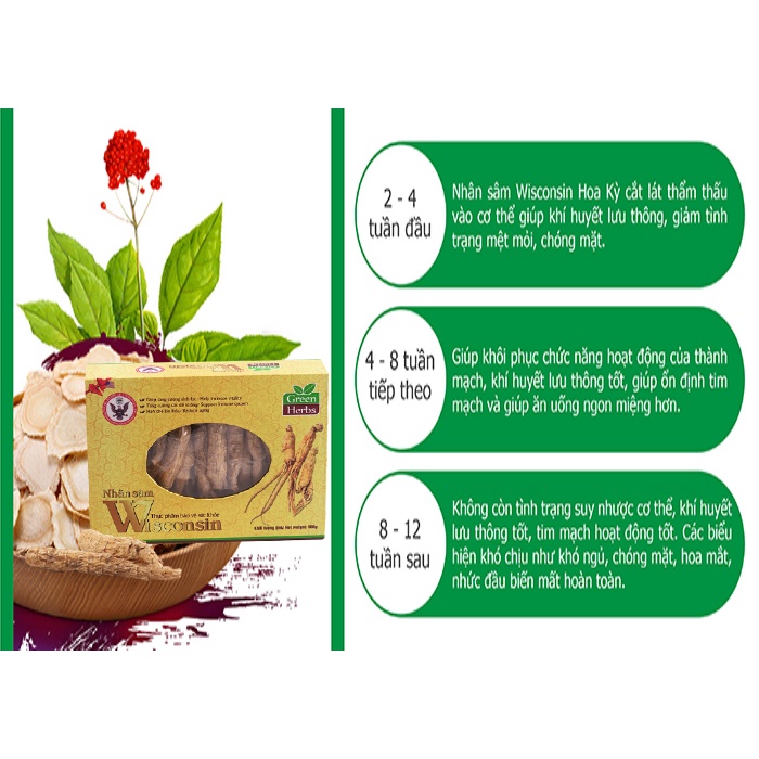 [Chính hãng] Nhân Sâm Wisconsin Hoa Kỳ (Sâm Mỹ), Loại đặc biệt 6 tuổi – Nguyên Củ 500g: Tăng Sức Đề Kháng, Bồi Bổ Cơ Thể
