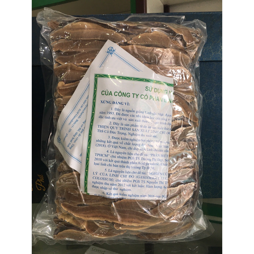 [Chính hãng] Nấm Linh Chi Nhật Thượng Hạng (Linh Chi Đỏ) Cắt Lát 500g: Tăng Sức Đề Kháng, Bồi Bổ, Thanh Lọc Cơ Thể.