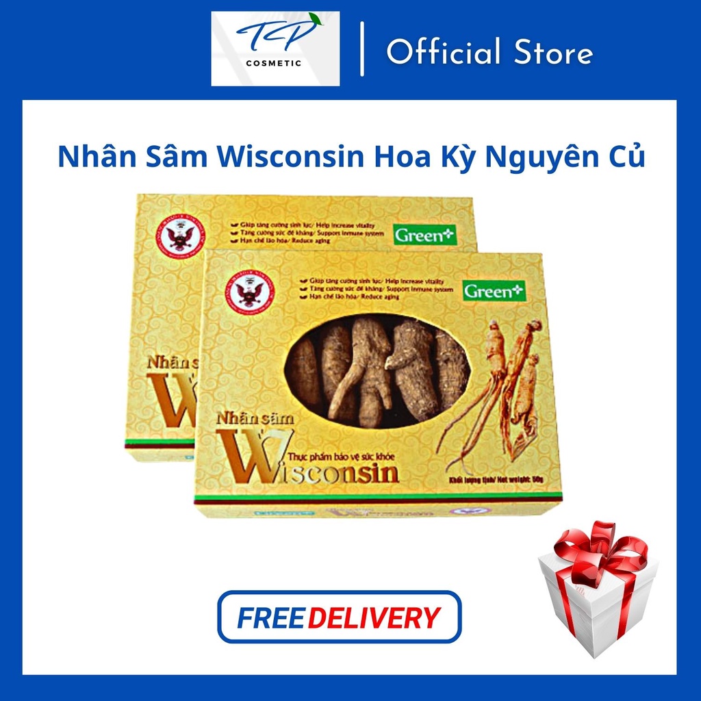 [Chính hãng] Nhân Sâm Wisconsin Hoa Kỳ (Sâm Mỹ) Cắt Lát: Bồi Bổ Sức Khỏe, Tăng Sức Đề Kháng, Điều Hòa Lipid Máu.