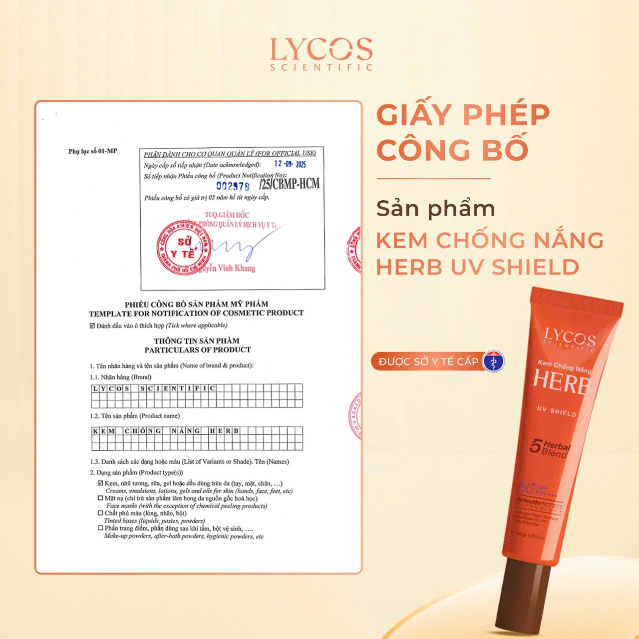 Kem Chống Nắng Kiểm Soát Dầu Lycos Berb UV Shield SPF 50+ PA ++++ kiểm soát bóng nhờn hiệu quả