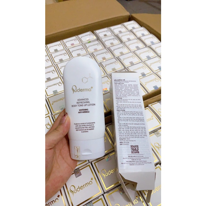 Sửa Dưỡng Thể Hàn Quốc ADVANCED REFRESHING BODY TONE-UP LOTION: Trắng, mịn da, giảm khô, bong tróc, nứt nẻ.