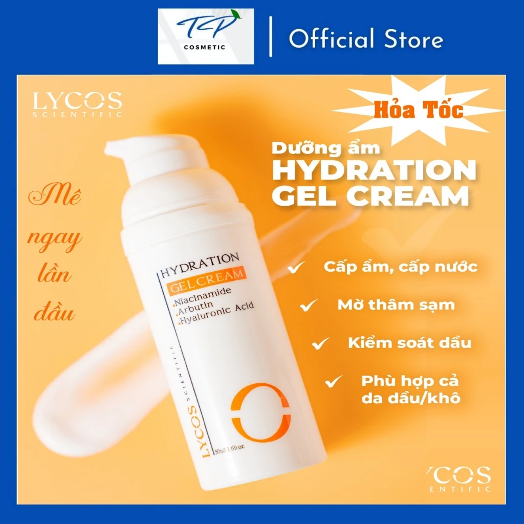 Combo Hỗ trợ giảm Mụn Lycos (Gel Rửa Mặt – Kem Chống Nắng – Tinh Chất Peeling – Gel Cấp Ẩm – Son)