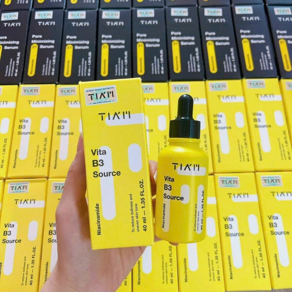 [Nhập chính ngạch] TIAM Tinh Chất Dưỡng Trắng Da, Phục Hồi Sau Mụn TIAM Vita B3 Source Serum 40ml