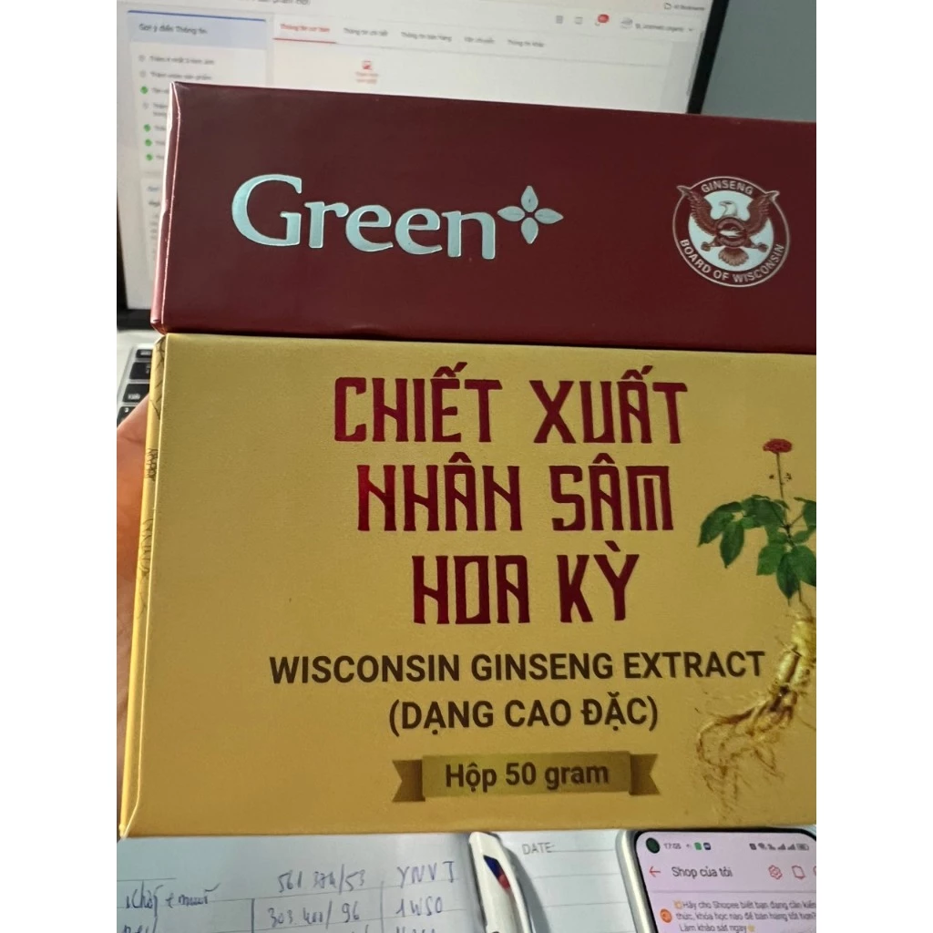 Cao Nhân sâm Wisconsin Hoa Kỳ - Chiết Xuất Cao Nhân Sâm 100% nhân sâm mỹ