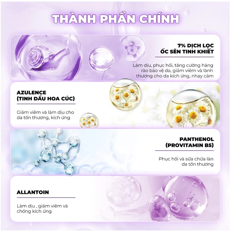 Sữa Rửa Mặt Ốc Sên TIAM Snail & Azulene Low pH Cleanser 200ml, Sữa rửa mặt cấp ẩm sâu, không khô da