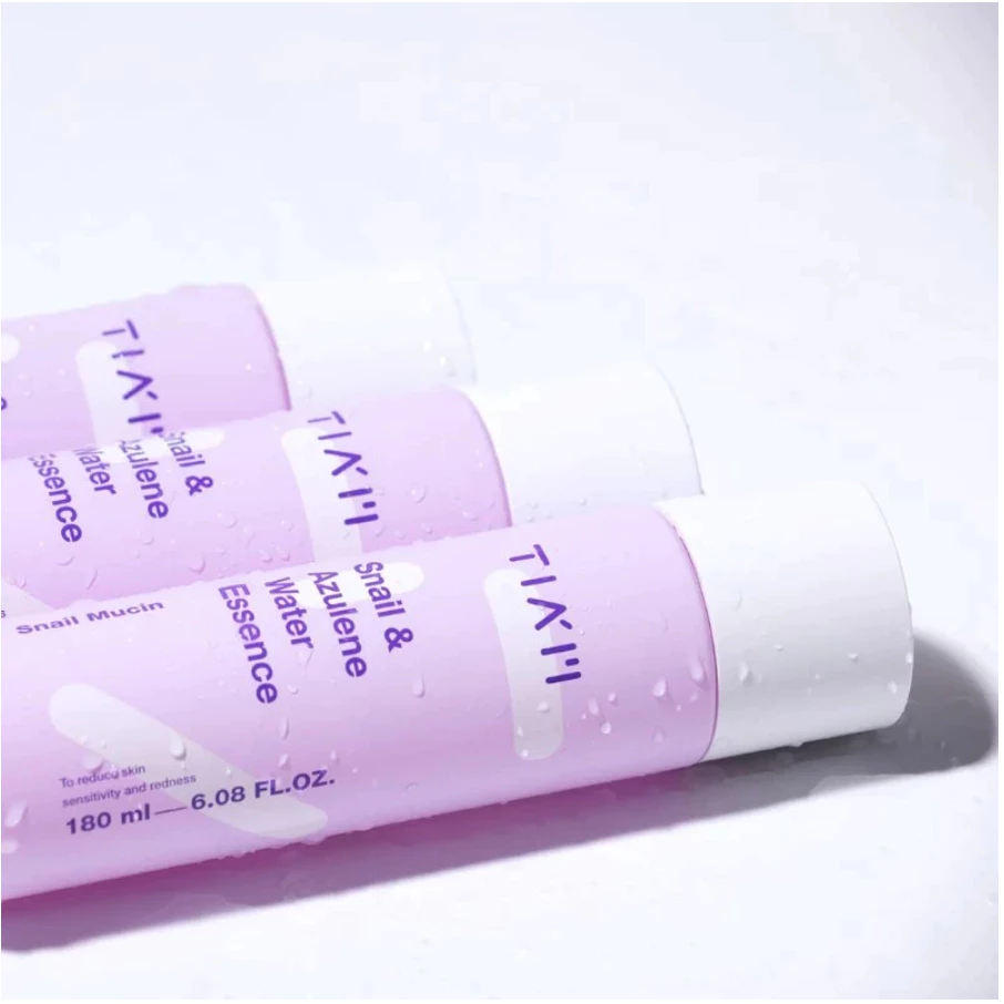 Tinh Chất Dịch Lọc Ốc Sên TIAM phục hồi da nhạy cảm TIAM Snail & Azulene Water Essence 180ml