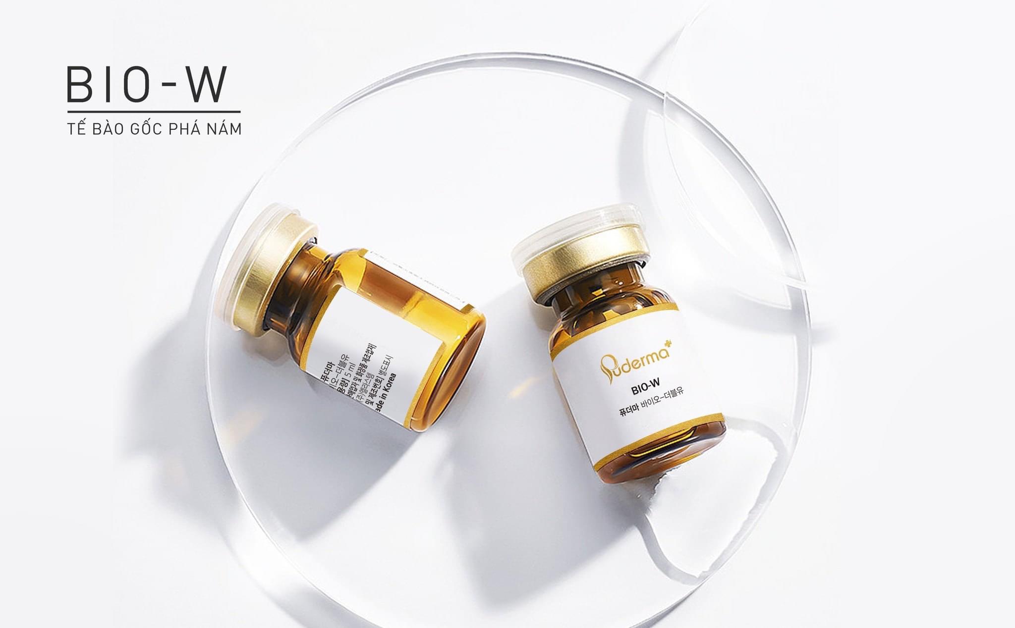 Tế Bào Gốc PUDERMA BIO- ĐỎ, PHÁ NÁM: Làm mờ vết nám, tàn nhang, đồi mồi, vết thâm, tái tạo da..