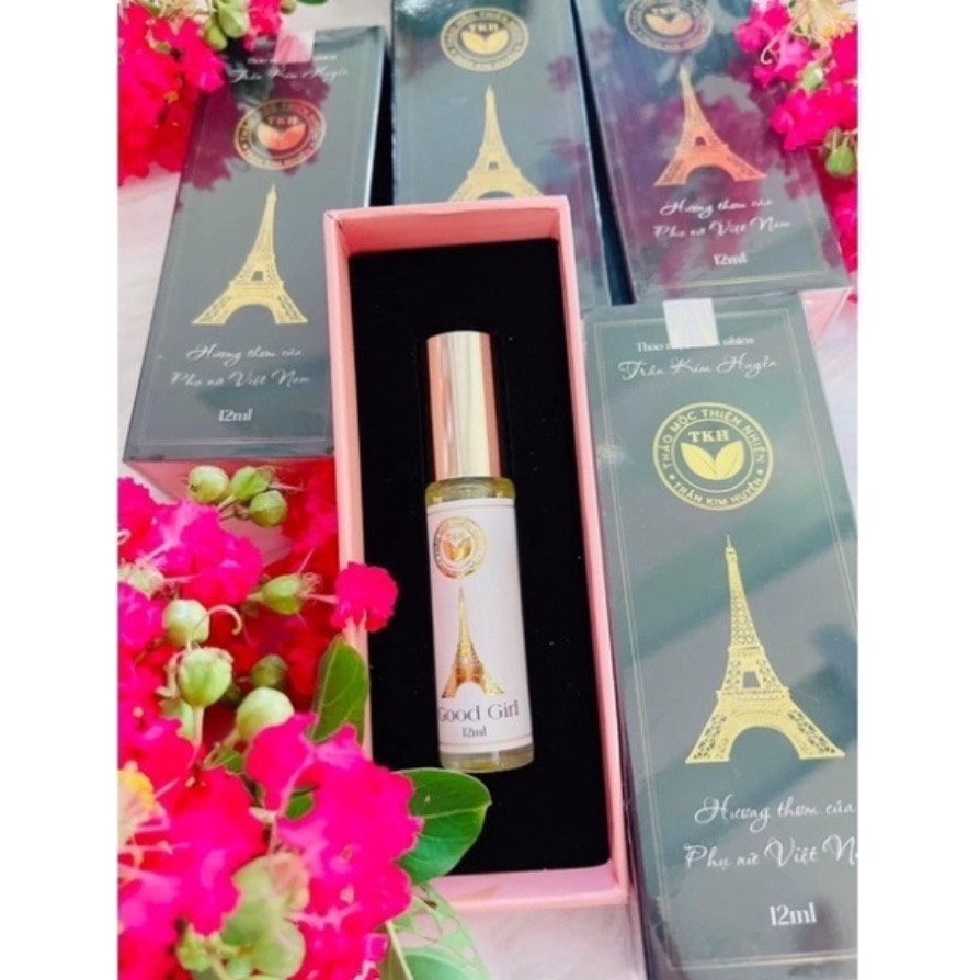 Nước Dầu Nước Hoa Pháp TKH, Hương Thơm Sang Trọng Quý Phái, Dạng Lăn Tiện Lợi, Lưu hương lâu