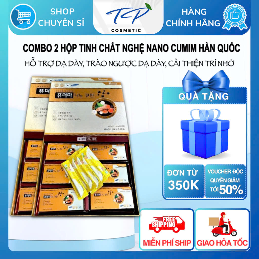 Tinh Chất Nghệ Nano Cumin Hàn Quốc - Hỗ Trợ Dạ Dày, Làm Đẹp Sau Sinh, Giảm Viêm, Tăng Sức Khỏe Từ Bên Trong
