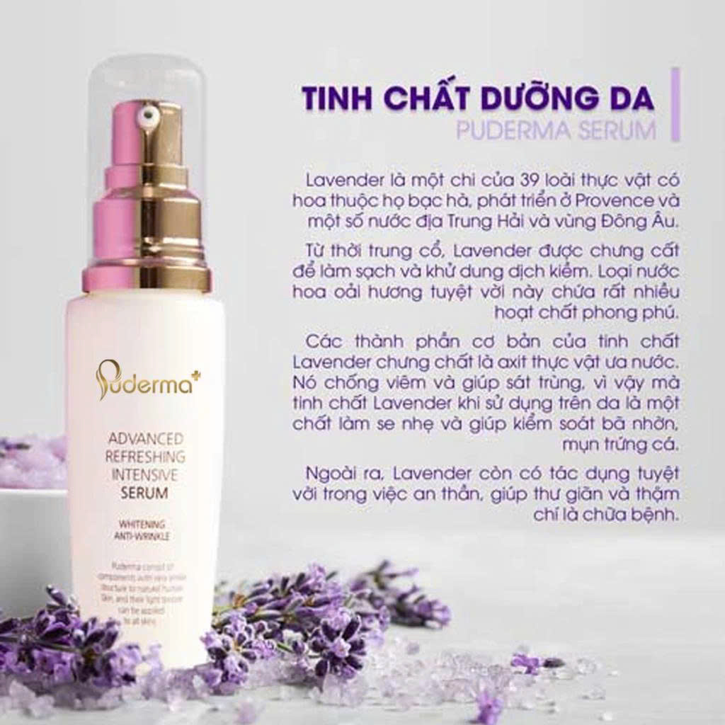 Tinh Chất Dưỡng Da Puderma Intensive Serum 60ml – Cấp ẩm sâu, hỗ trợ tái tạo & làm dịu da
