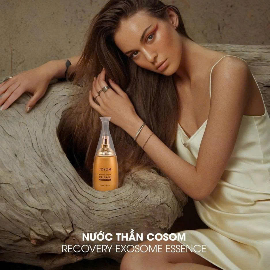 Tinh chất Nước Thần COSOM Luxury Exosome Essence - Cấp ẩm đa tầng, tái tạo phục hồi, mờ thâm sạm nám