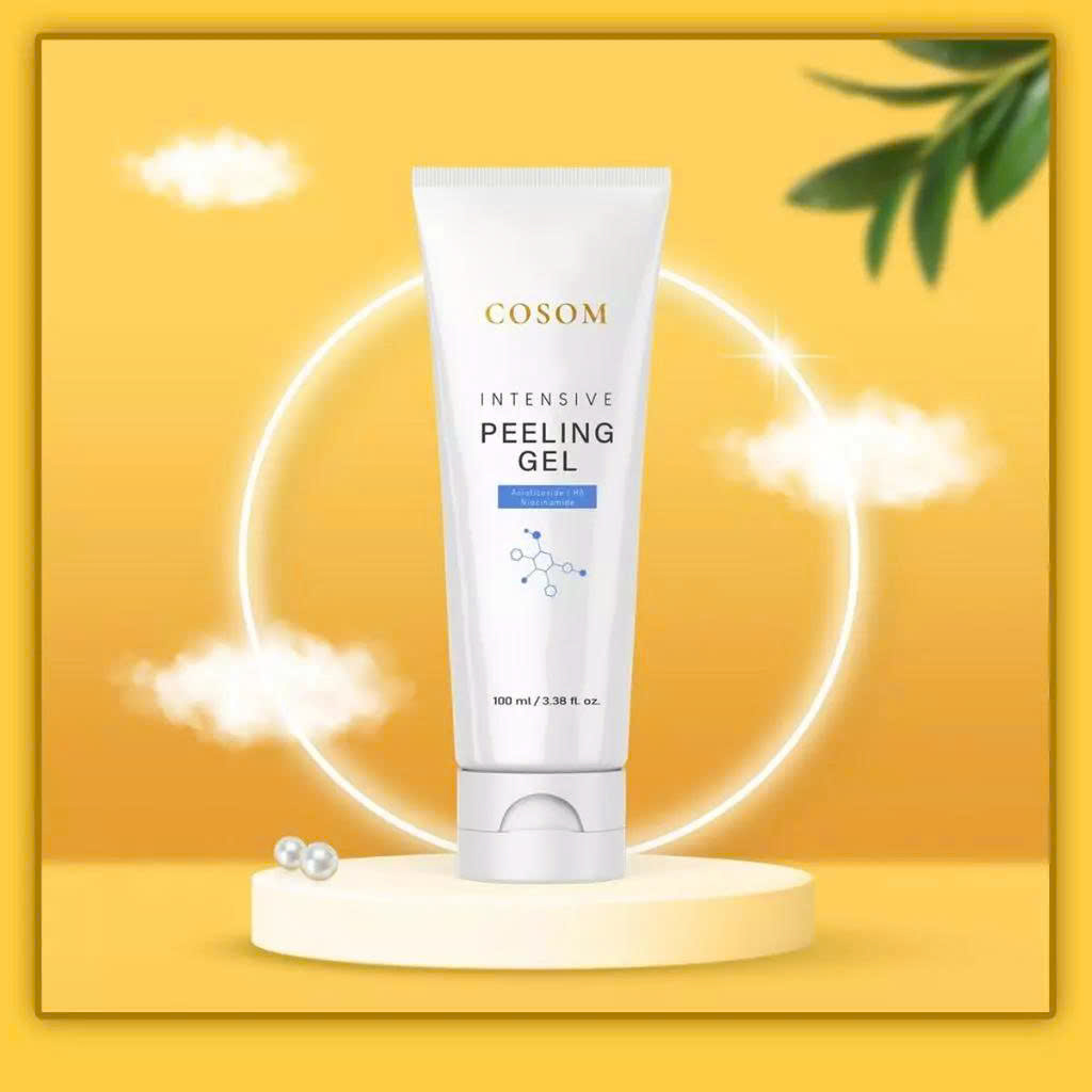 Tẩy Da Chết COSOM INTENSIVE PEELING GEL Hàn Quốc: Loại bỏ tế bào chết, giúp hấp thụ mỹ phẩm tốt hơn.