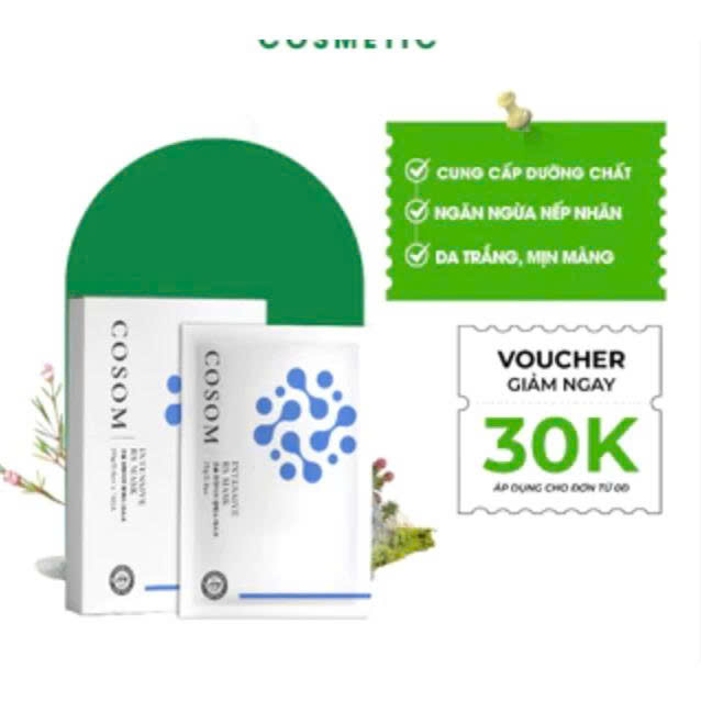 Mặt Nạ Cấp Ẩm Sáng Da Cosom INTENSIVE RS MASK Hàn Quốc - Hộp 5 miếng : Dưỡng trắng phục hồi da.
