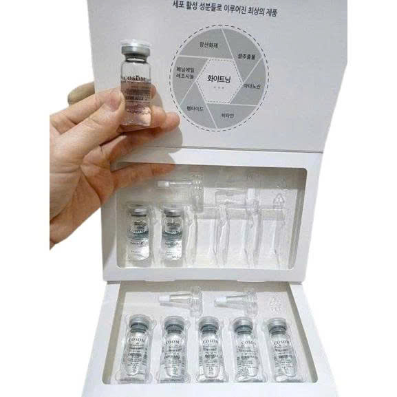 Tinh Chất Tế Bào Gốc Cosom, Truyền Trắng Cosom: Dưỡng trắng, ngăn ngừa lão hóa.
