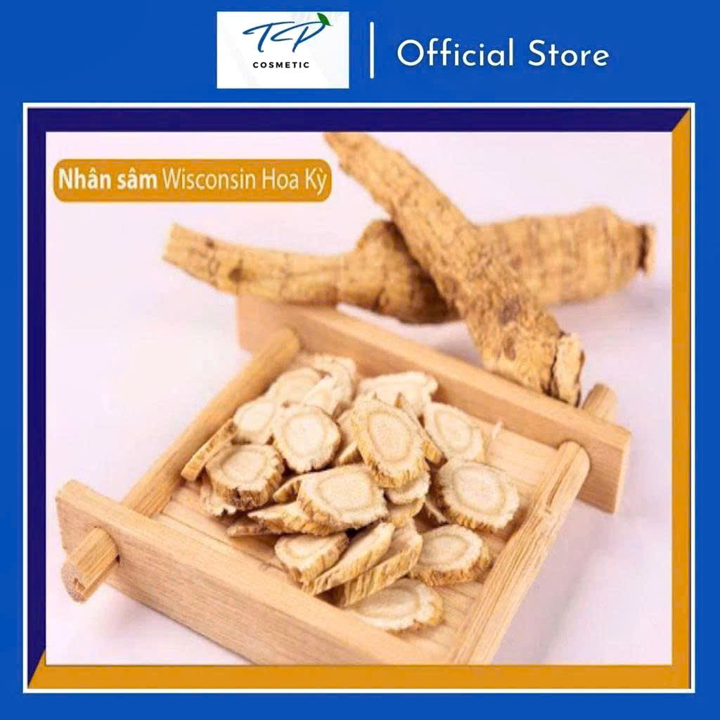 [Chính hãng] Nhân Sâm Wisconsin Hoa Kỳ (Sâm Mỹ) Cắt Lát: Bồi Bổ Sức Khỏe, Tăng Sức Đề Kháng, Điều Hòa Lipid Máu.