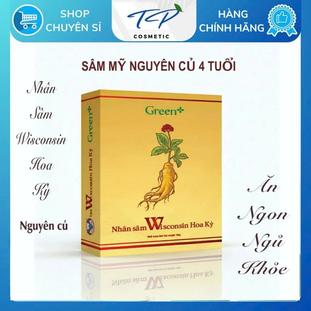 [Chính hãng] Nhân Sâm Wisconsin Hoa Kỳ (Sâm Mỹ) Cắt Lát: Bồi Bổ Sức Khỏe, Tăng Sức Đề Kháng, Điều Hòa Lipid Máu.