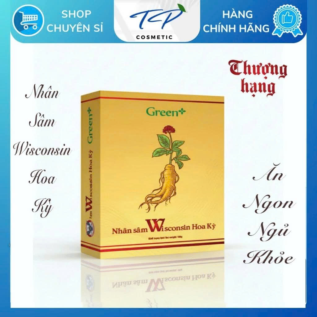 [Chính hãng] Nhân Sâm Wisconsin Hoa Kỳ (Sâm Mỹ) Cắt Lát: Bồi Bổ Sức Khỏe, Tăng Sức Đề Kháng, Điều Hòa Lipid Máu.