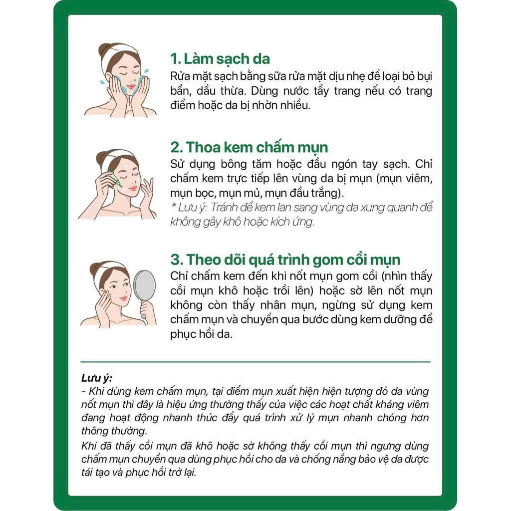 Kem Chấm Mụn Lycos Soothing Pore Spot Cream 10g – Giảm Mụn, Ngừa Thâm, Nhanh Gom Cồi Mụn.