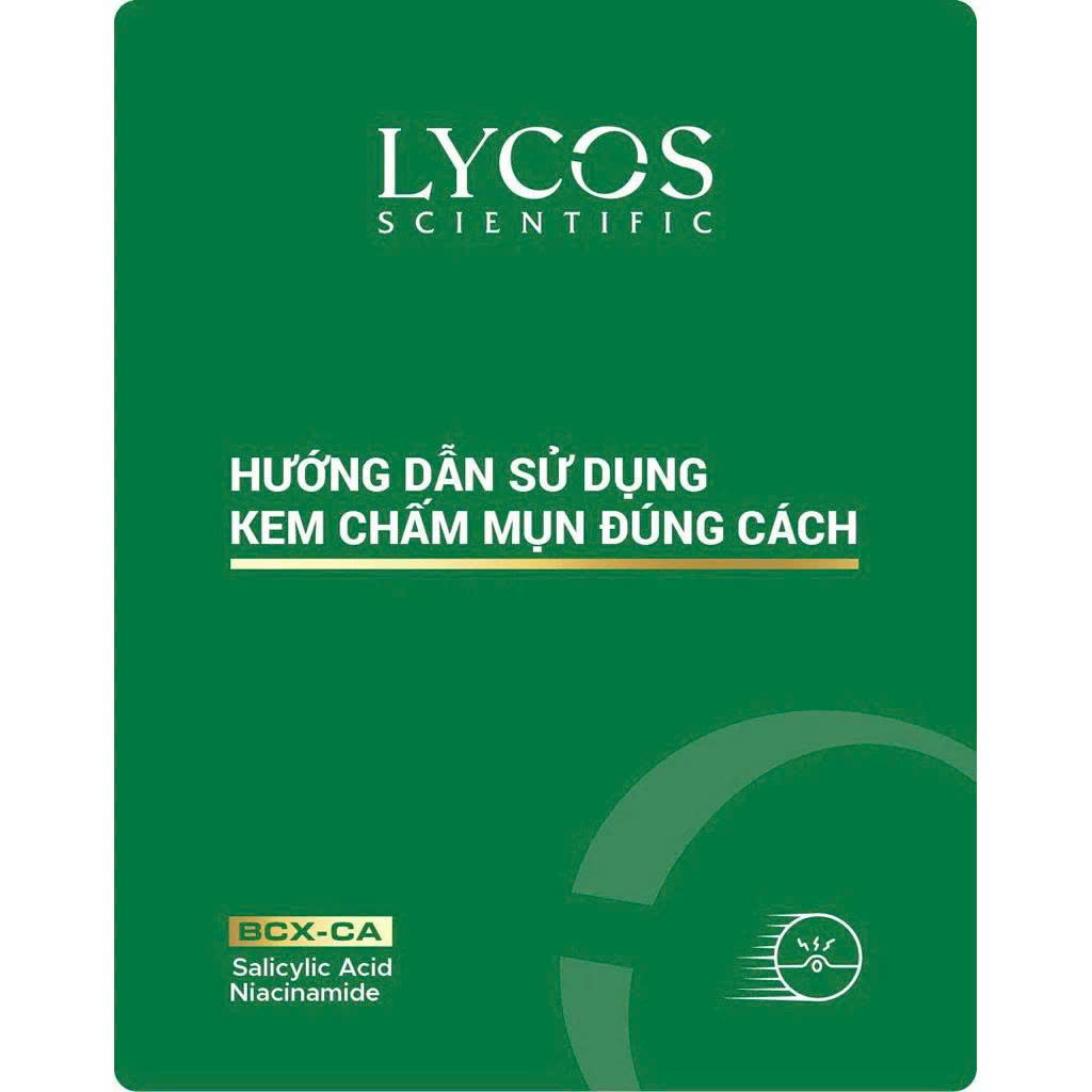 Kem Chấm Mụn Lycos Soothing Pore Spot Cream 10g – Giảm Mụn, Ngừa Thâm, Nhanh Gom Cồi Mụn.