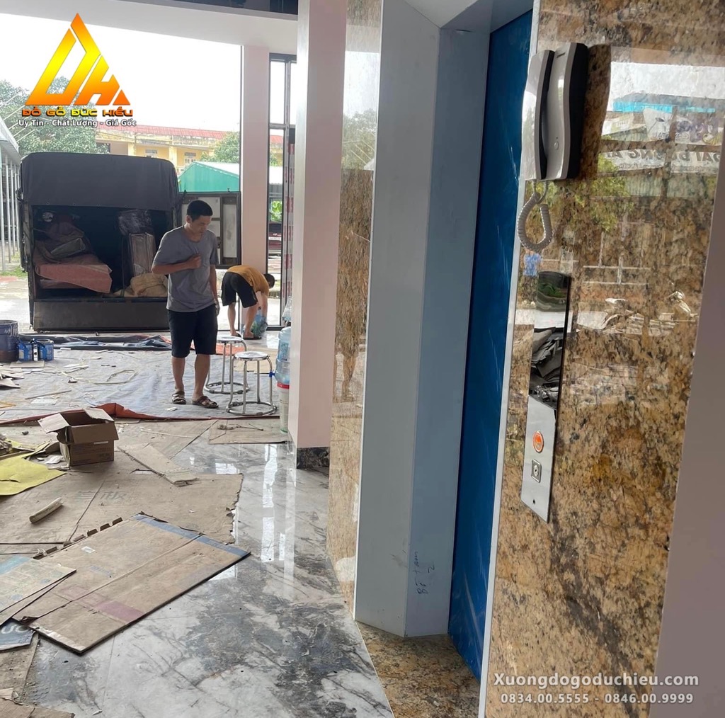 Combo full Phòng Khách và Bếp gỗ Óc Chó(Hải Dương)