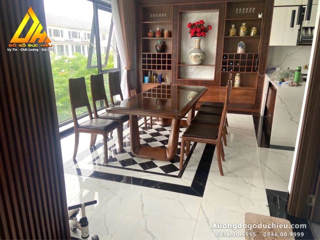 Bàn ăn 8 Ghế hiện đại
