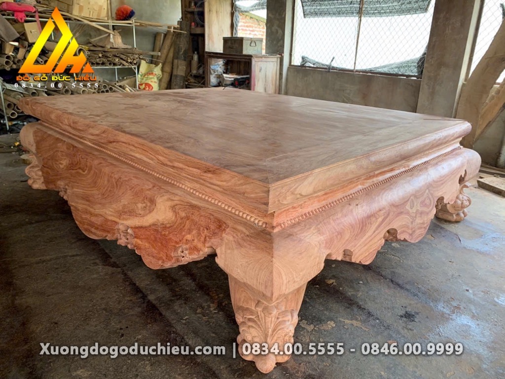 Sập Trơn gỗ Hương Đá(Bán về Bắc Giang)