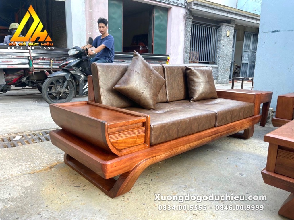 Sofa chân thuyền (Bàn giao Tàm Xá Đông Anh Hà Nội)