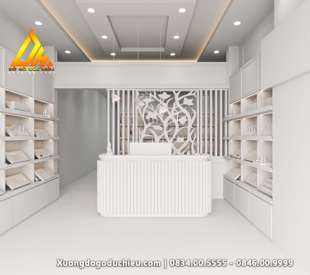 3D bản khối Tiệm Mỹ Phẩm