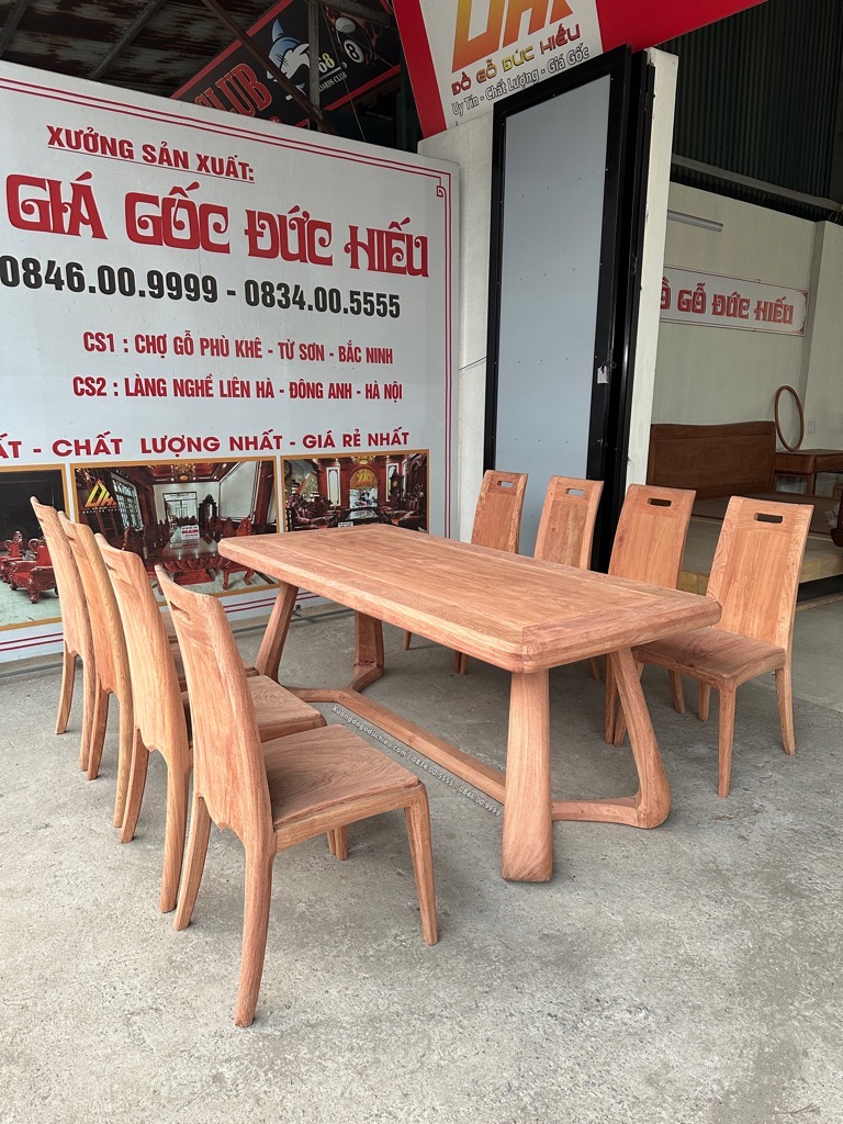 Bàn Ăn Quả Lê (mộc Bắc Giang)