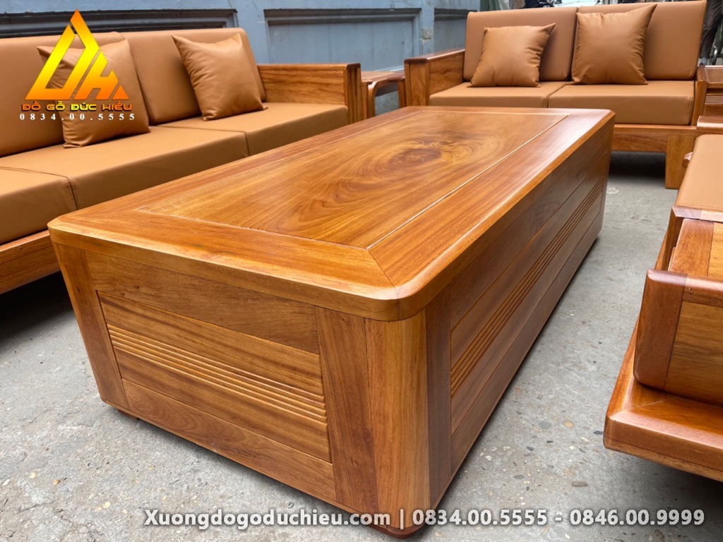 Bộ Sofa Cánh Tiên gỗ Gõ Đỏ Vip