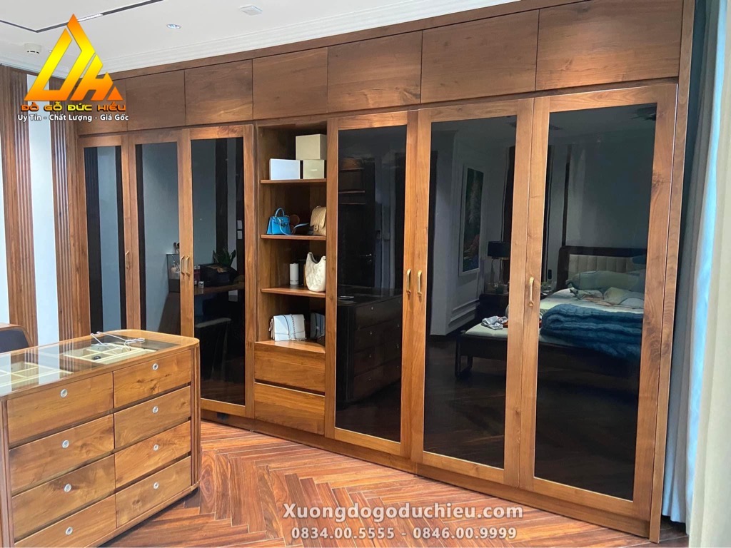 Combo Full nội thất gỗ óc chó