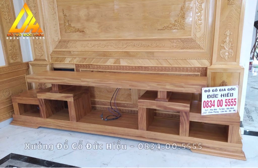 Kệ Tivi 3m2 Nguyên Khối 100%(A Tính Hải Phòng)