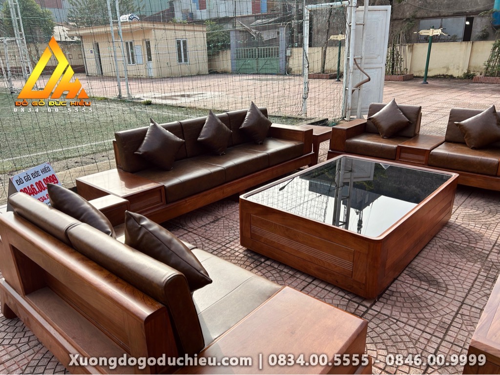 Combo sofa kệ tivi