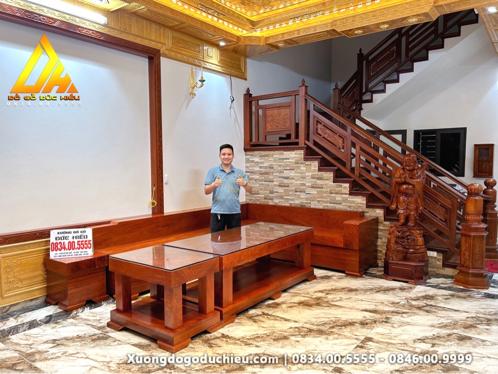 Bộ Sofa Hương Đá Nguyên Khối 100%(Bán về Bắc Giang)