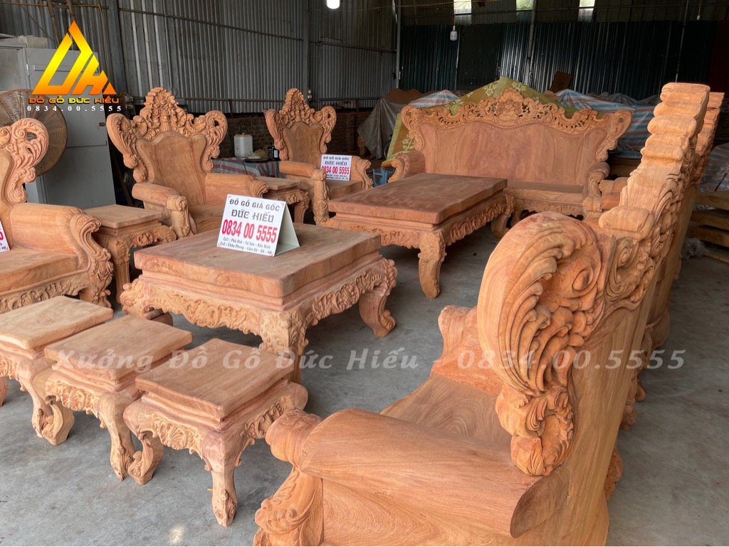 Bộ Louis 16 món Hương Đá(A Tuấn Tuyên Quang)