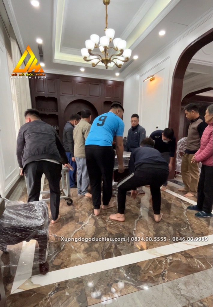 Bộ Bàn Ăn 10 Ghế(Bán về Hải Dương) Nguyên Khối