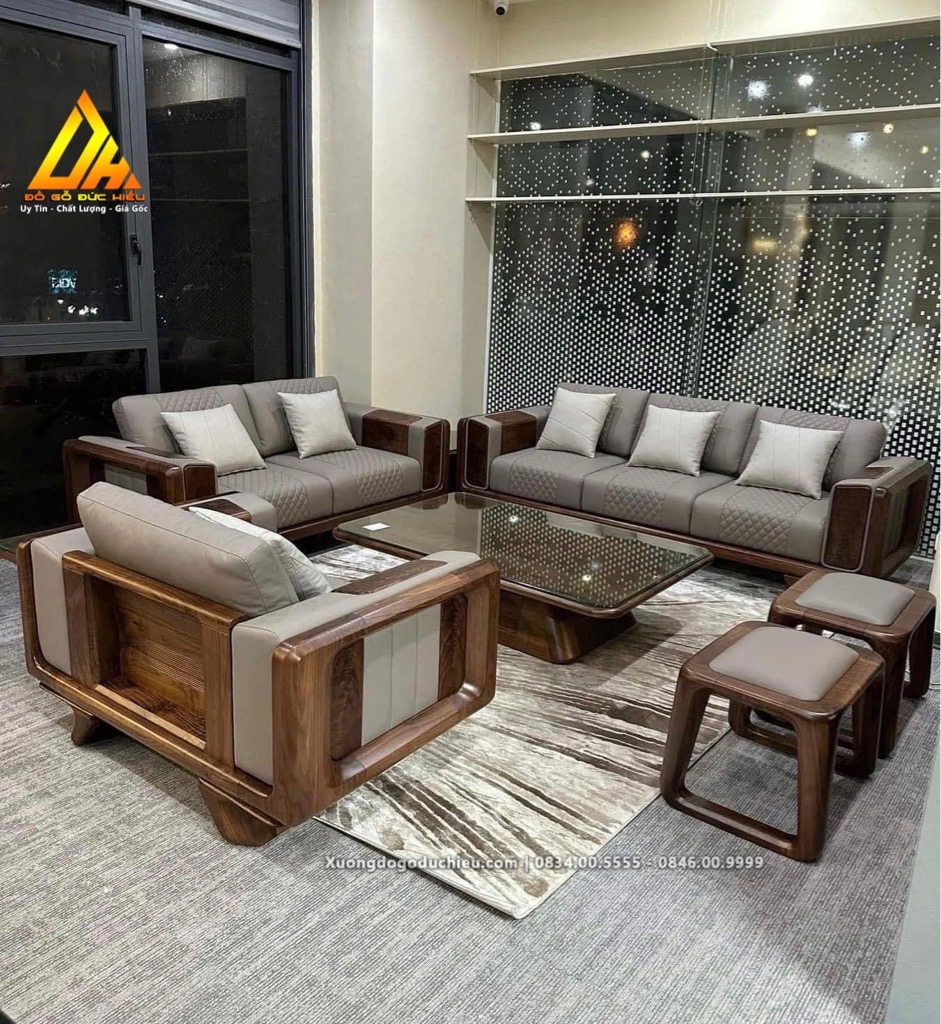 Combo Phòng Khách + Ngủ + Vách Tivi
