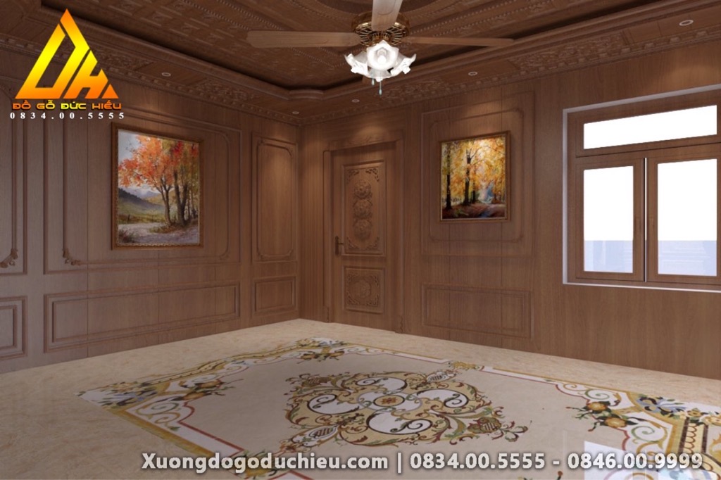 Lên mẫu 3D Phòng khách + sảnh(Hoà Bình city)