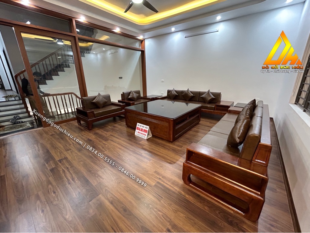 Bộ Sofa Zito chân hươu 2 văng dài 2 ghế đơn